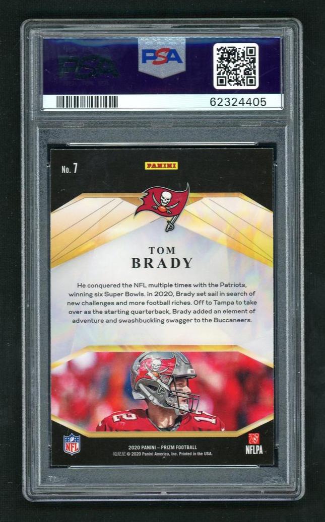 2020 Panini Prizm Brilliance Tom Brady #7 PSA 10