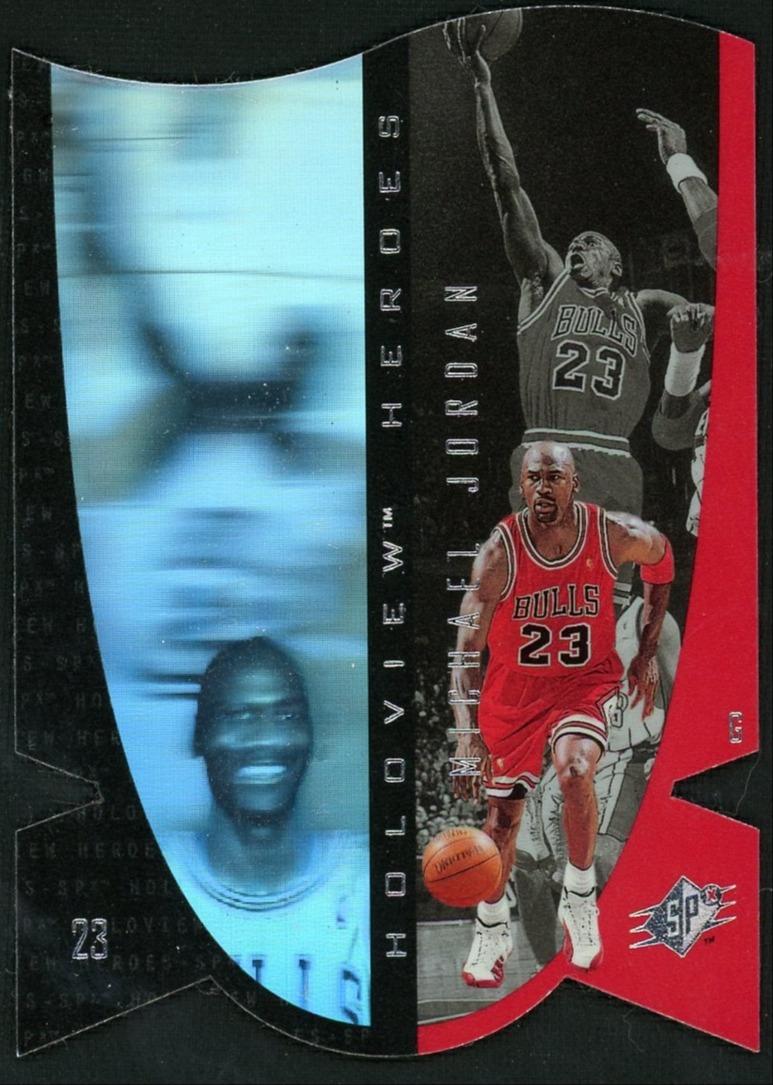 1997 SPX Michael Jordan H1 Holoview Heroes