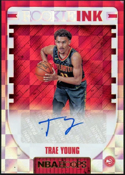 2018-19 NBA Hoops Trae Young Rookie Ink Auto #RI-TY