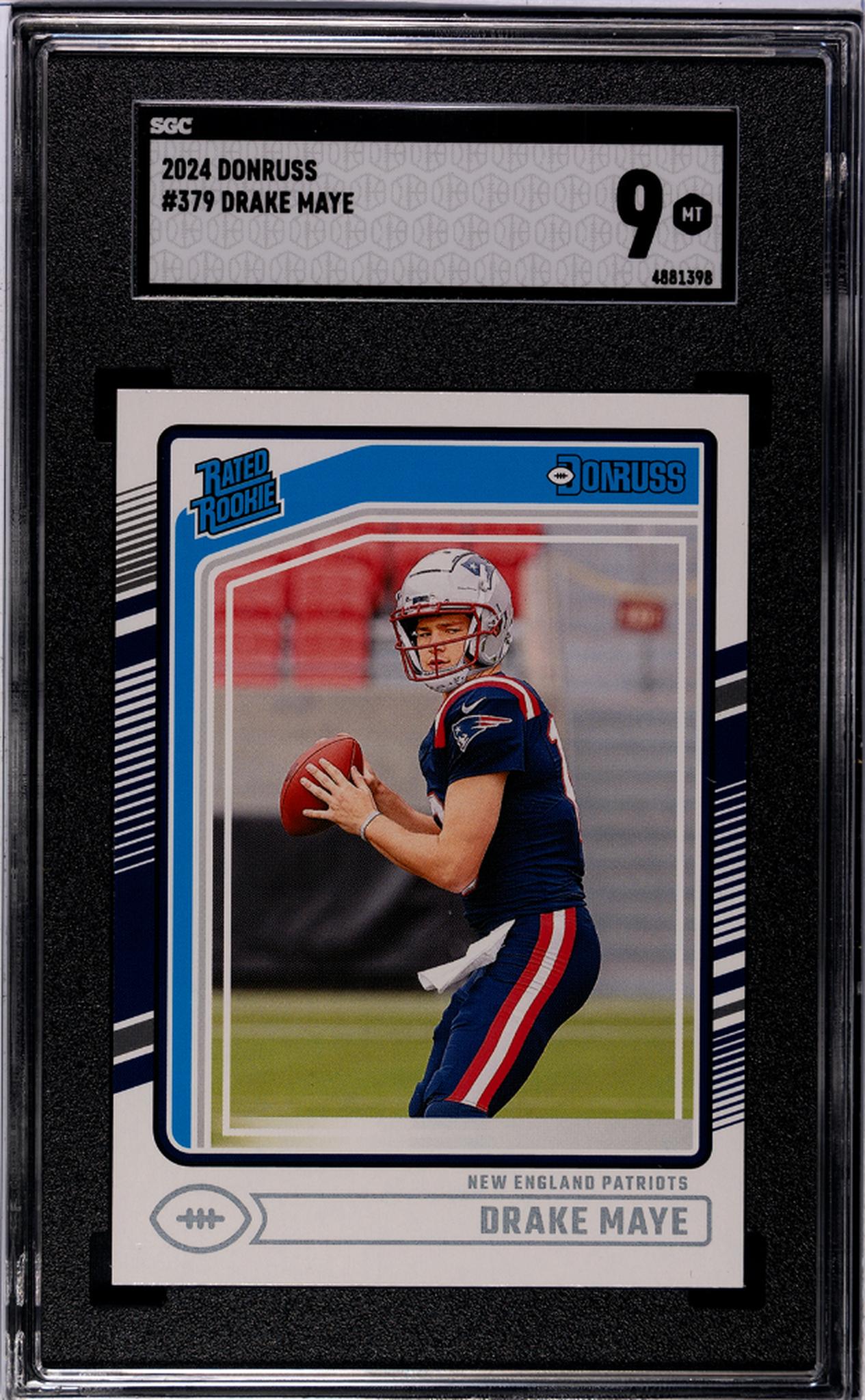 2024 Donruss #379 Drake Maye SGC 9