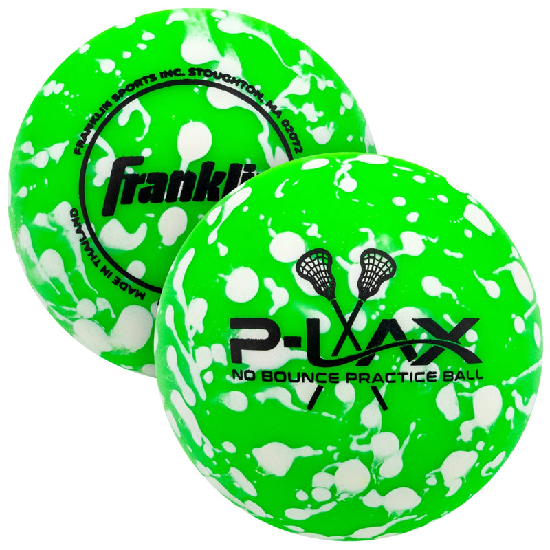 Franklin Sports No-Bounce Practice Lacrosse Balls - 2 Pack - Green