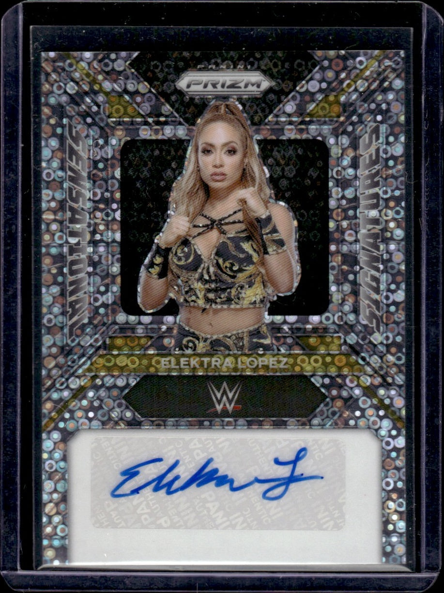 2024 Panini Prizm #SS-ELE Elektra Lopez Sensational Signatures Auto