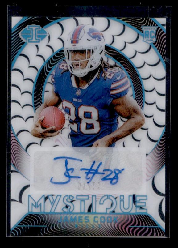 2022 Panini Illusions #M-19 James Cook Mystique Rookie /10 Auto Buffalo Bills