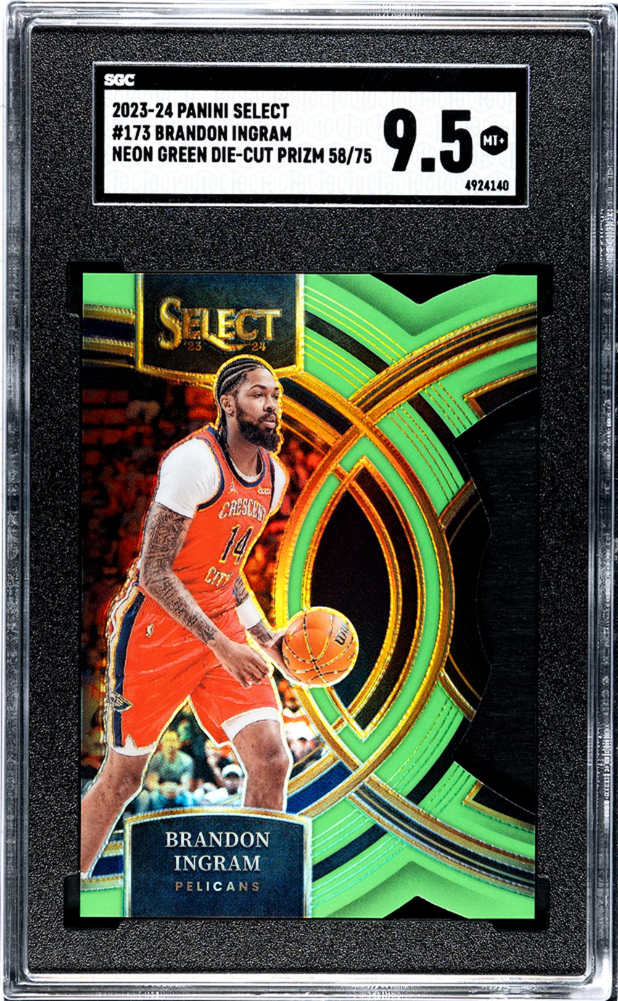 2023 Panini Select #173 Brandon Ingram Neon /75 SGC 9.5