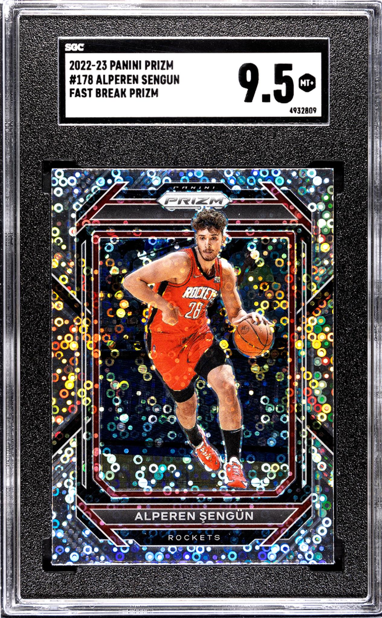 2022 Prizm #178 Alperen Sengun Fast Break Prizm SGC 9.5