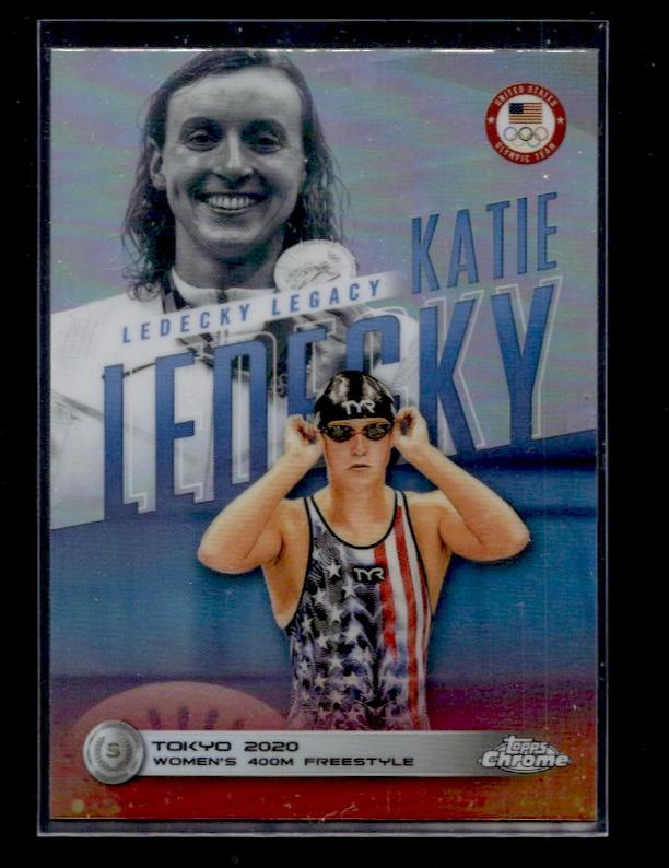 2024 Topps Chrome #KL-3 Katie Ledecky Legacy United States Olympic Team