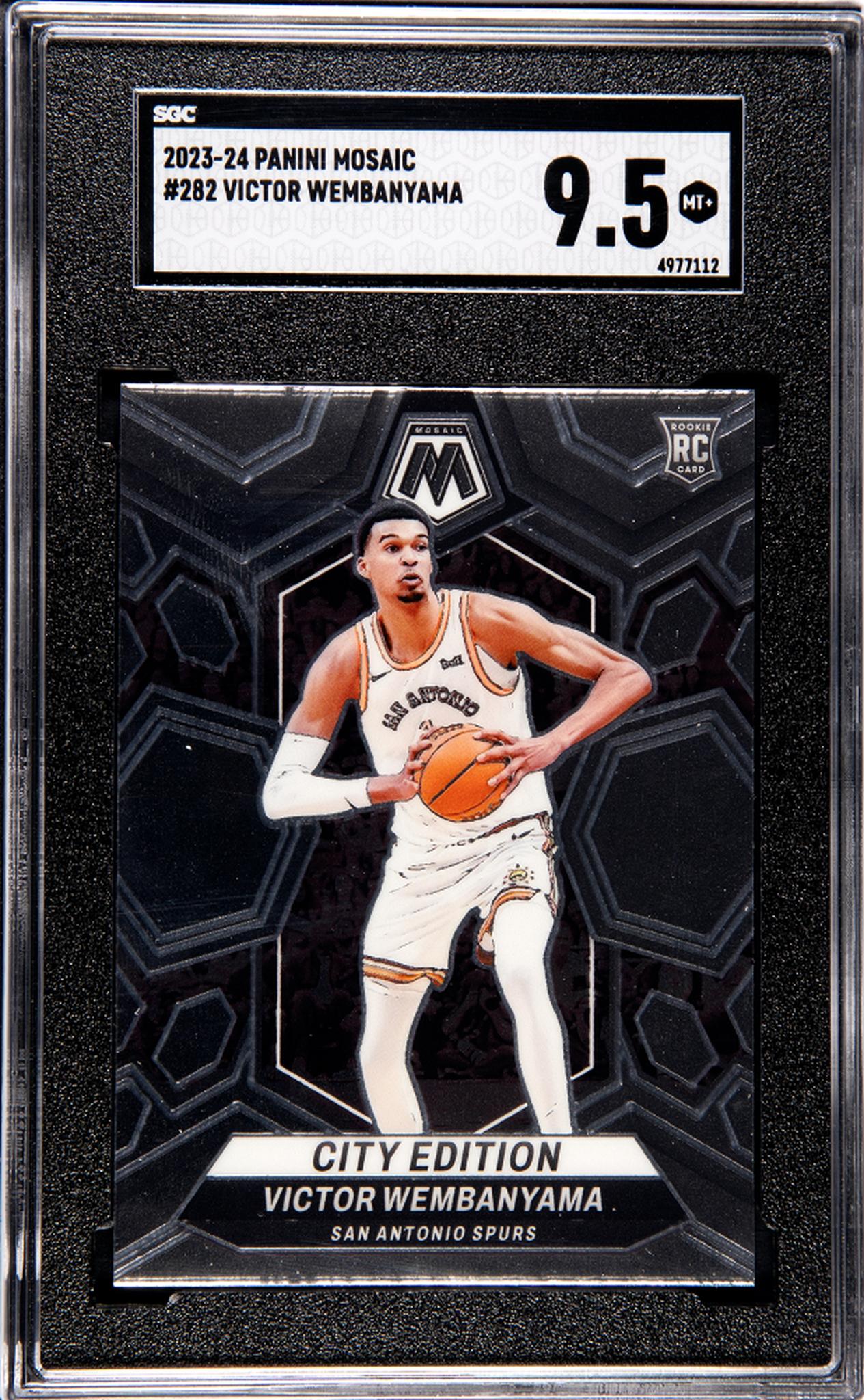 2023-24 Panini Mosaic #282 Victor Wembanyama SGC 9.5