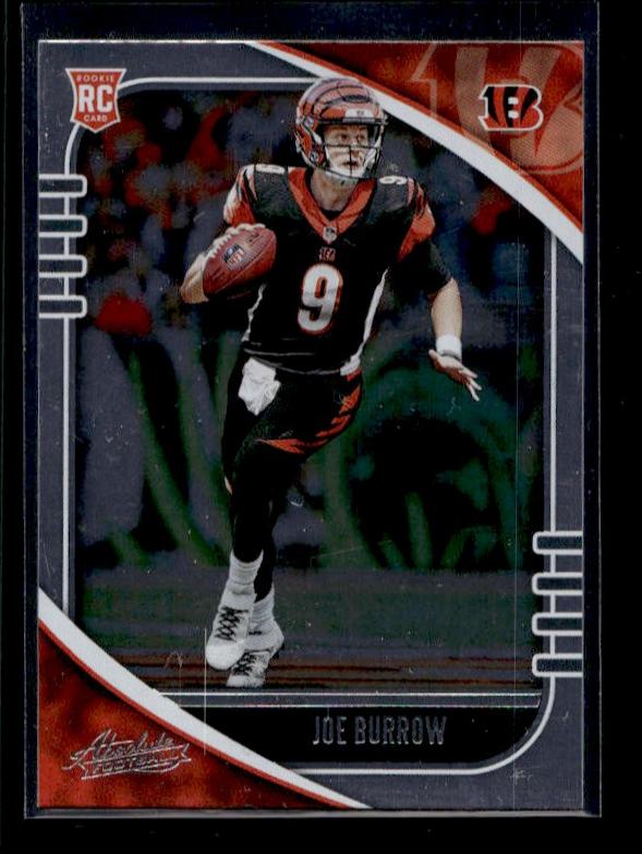 2020 Panini Absolute #158 Joe Burrow Rookie Bengals