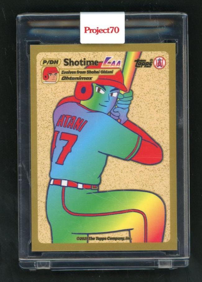 2021 Topps Baseball 547 Shohei Ohtani Project70 Angels