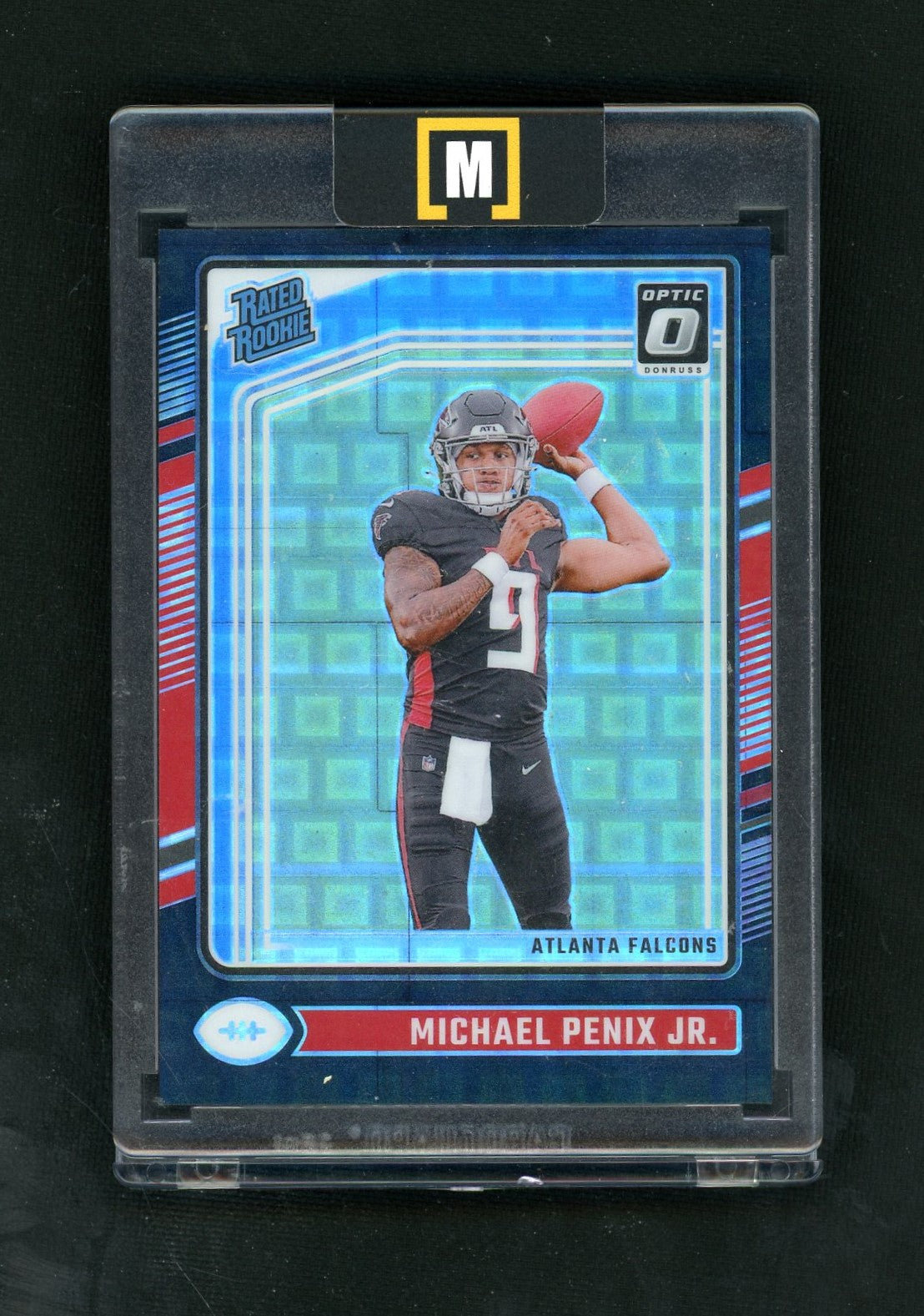 2024 Panini Donruss 279 Michael Penix Jr. Rated Rookie Prizm Rookie /25 Atlanta Falcons