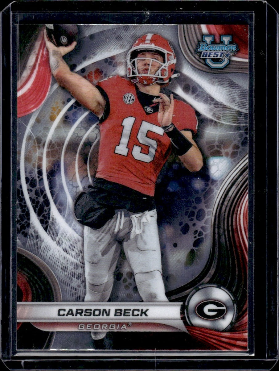 2024 Bowman #4 Carson Beck Georgia