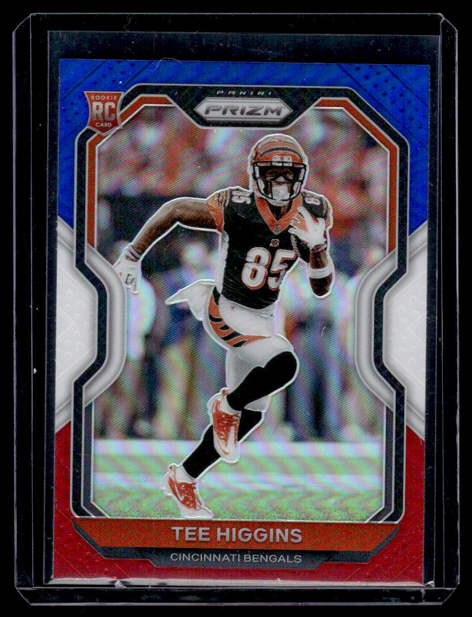 2020 Panini Prizm #308 Tee Higgins RWB Prizm RC