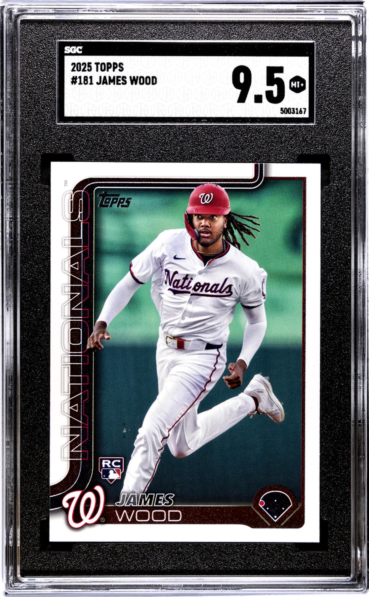 2025 Topps #181 James Wood SGC 9.5