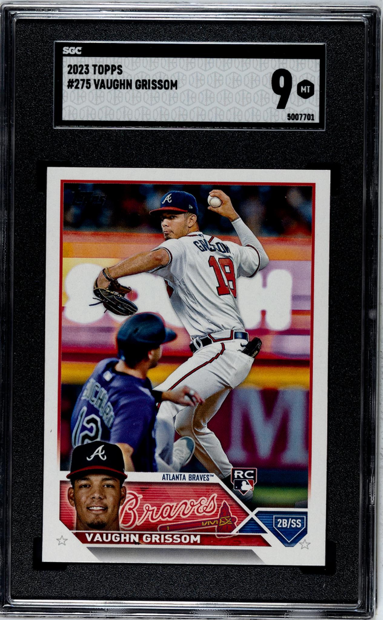 2023 Topps #275 Vaughn Grissom Series One SGC 9