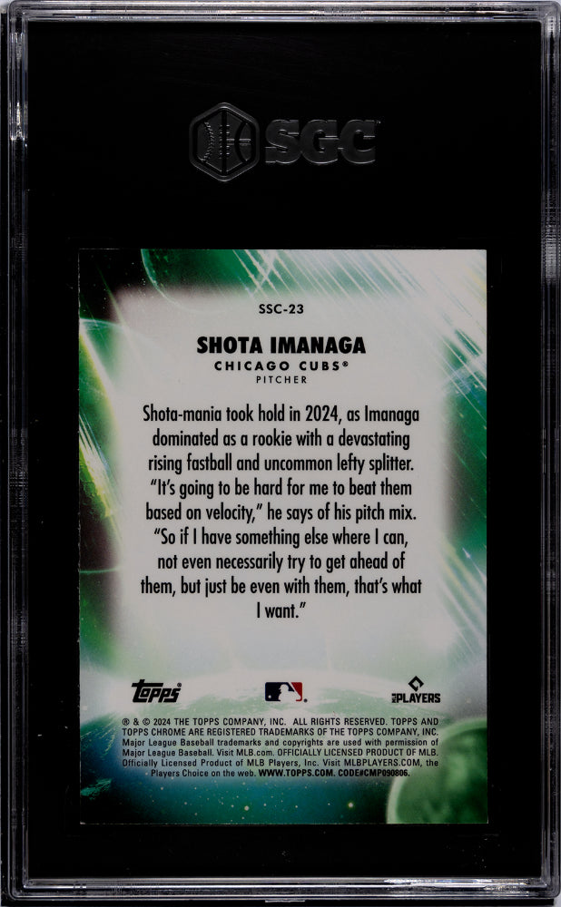 2024 Topps Chrome #SSC-23 Shota Imanaga Stratospheric Stars /50 SGC 9.5