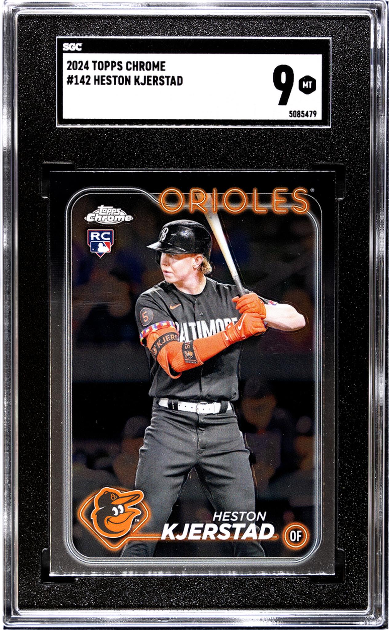 2024 Topps Chrome #142 Heston Kjerstad SGC 9