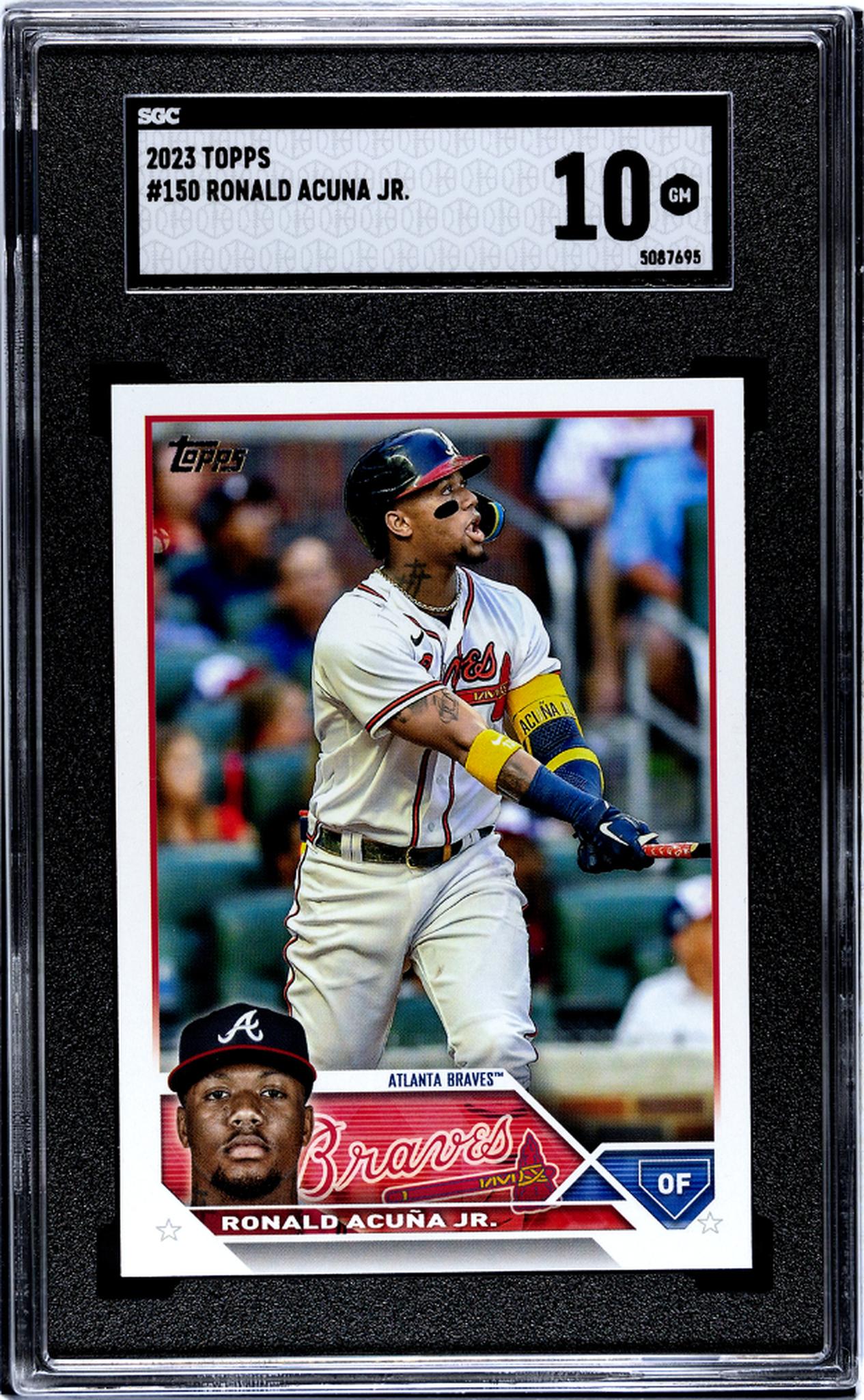 2023 Topps #150 Ronald Acuna Jr. SGC 10