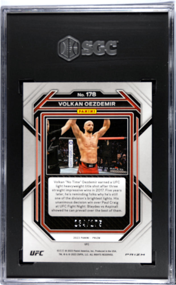 2023 Prizm #178 Volkan Oezdemir /175 SGC 9.5