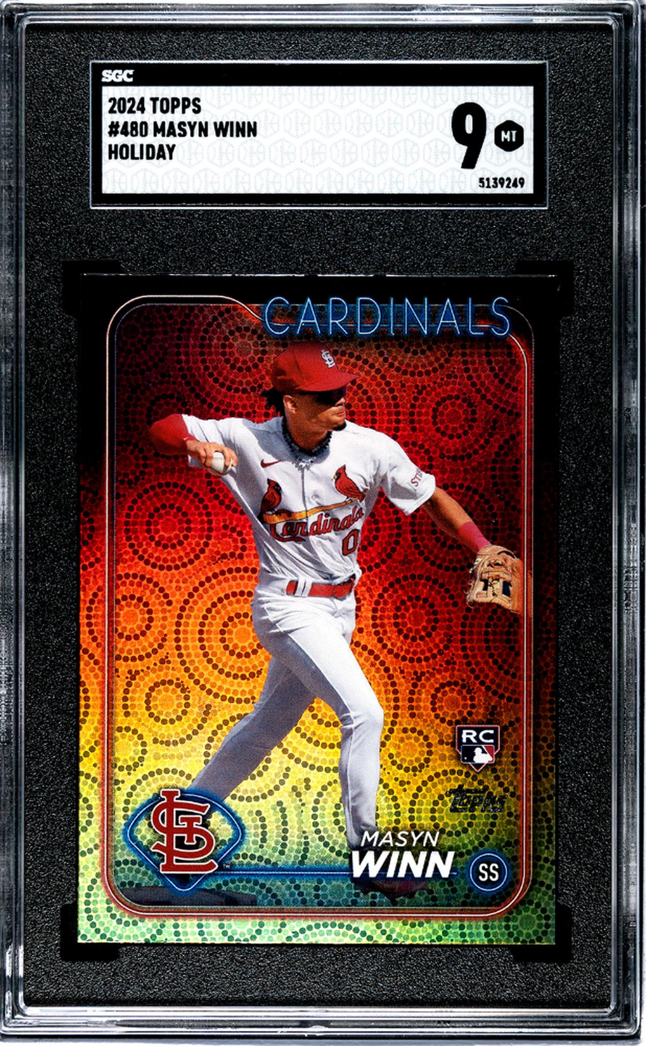 2024 Topps Holiday Masyn Winn #480 RC SGC 9