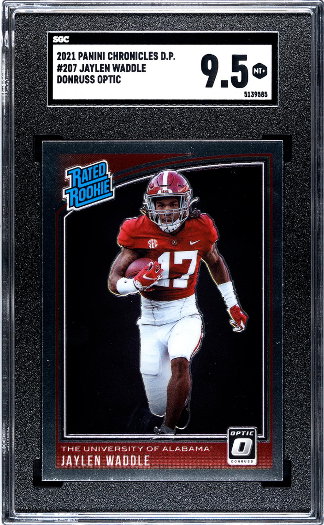 2021 Panini Donruss Optic Jaylen Waddle #207 SGC 9.5