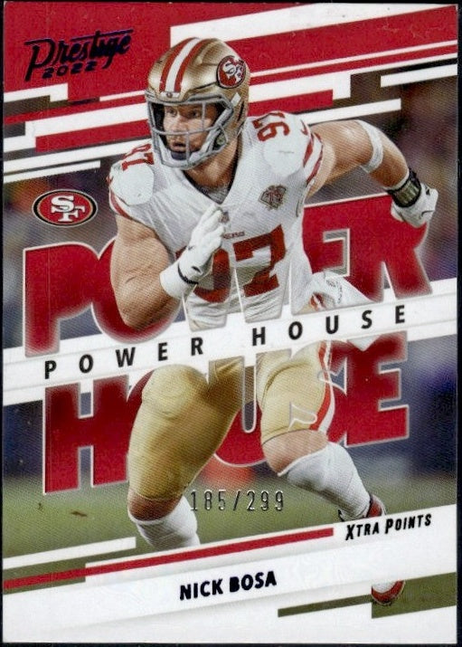 2022 Panini Prestige #PH-22 Nick Bosa Power House Xtra /299