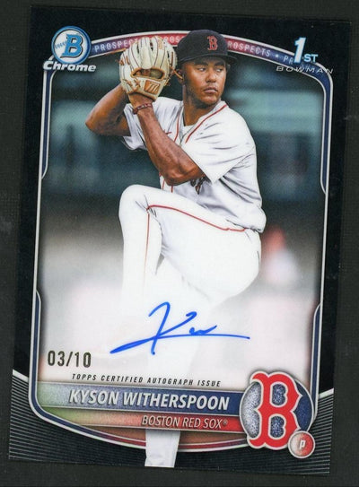 2025 Bowman Chrome Kyson Witherspoon #CPA-KW 1st Bowman Auto /10