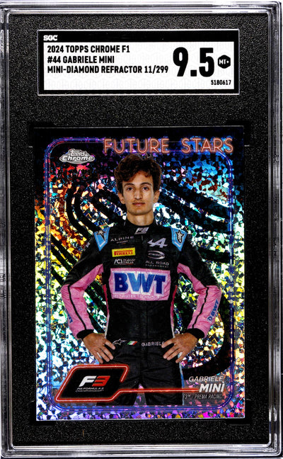 2024 Topps Chrome Future Stars Gabriele Mini #44 Mini-Diamond Refractor /299 SGC 9.5