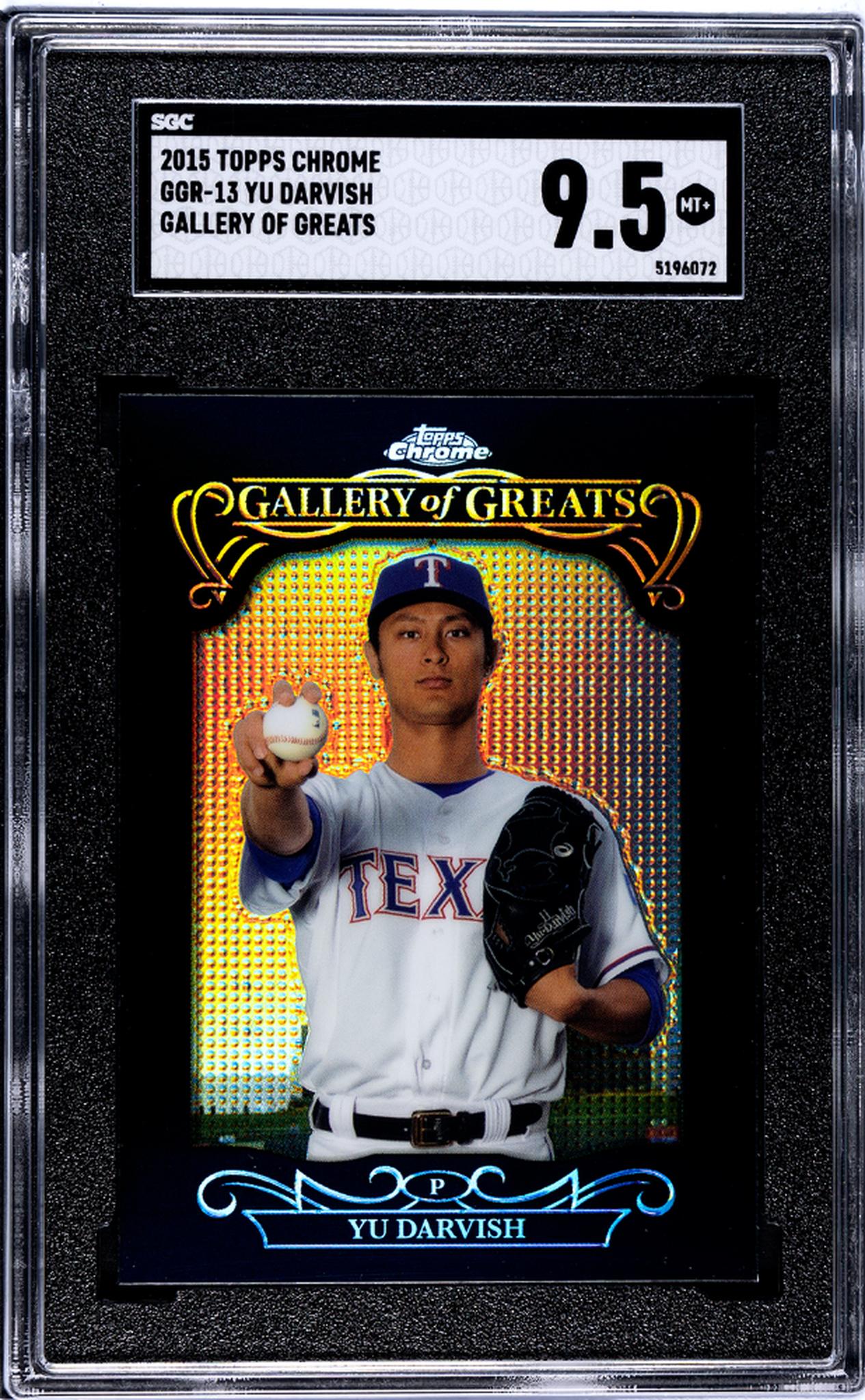 2015 Topps Chrome #GGR-13 Yu Darvish Gallery of Greats SGC 9.5