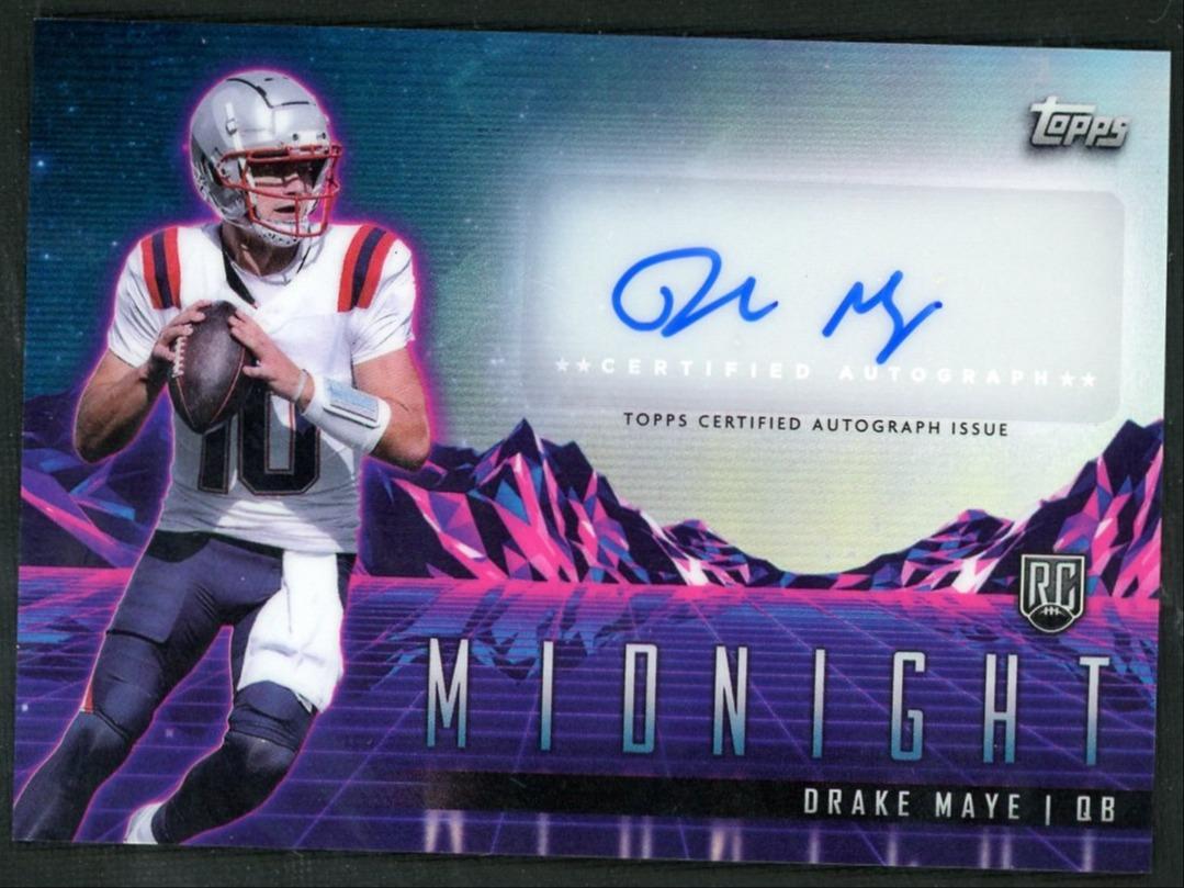 2024 Topps Midnight Rookie Horizon Signatures Drake Maye