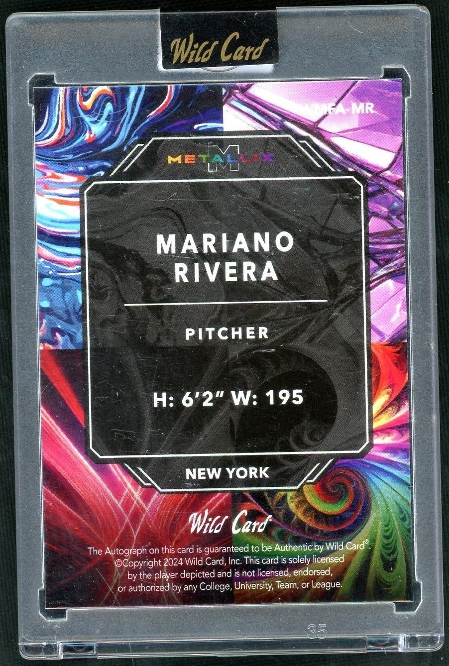 2024 Wild Card WMFA-MR Mariano Rivera Auto 1/1