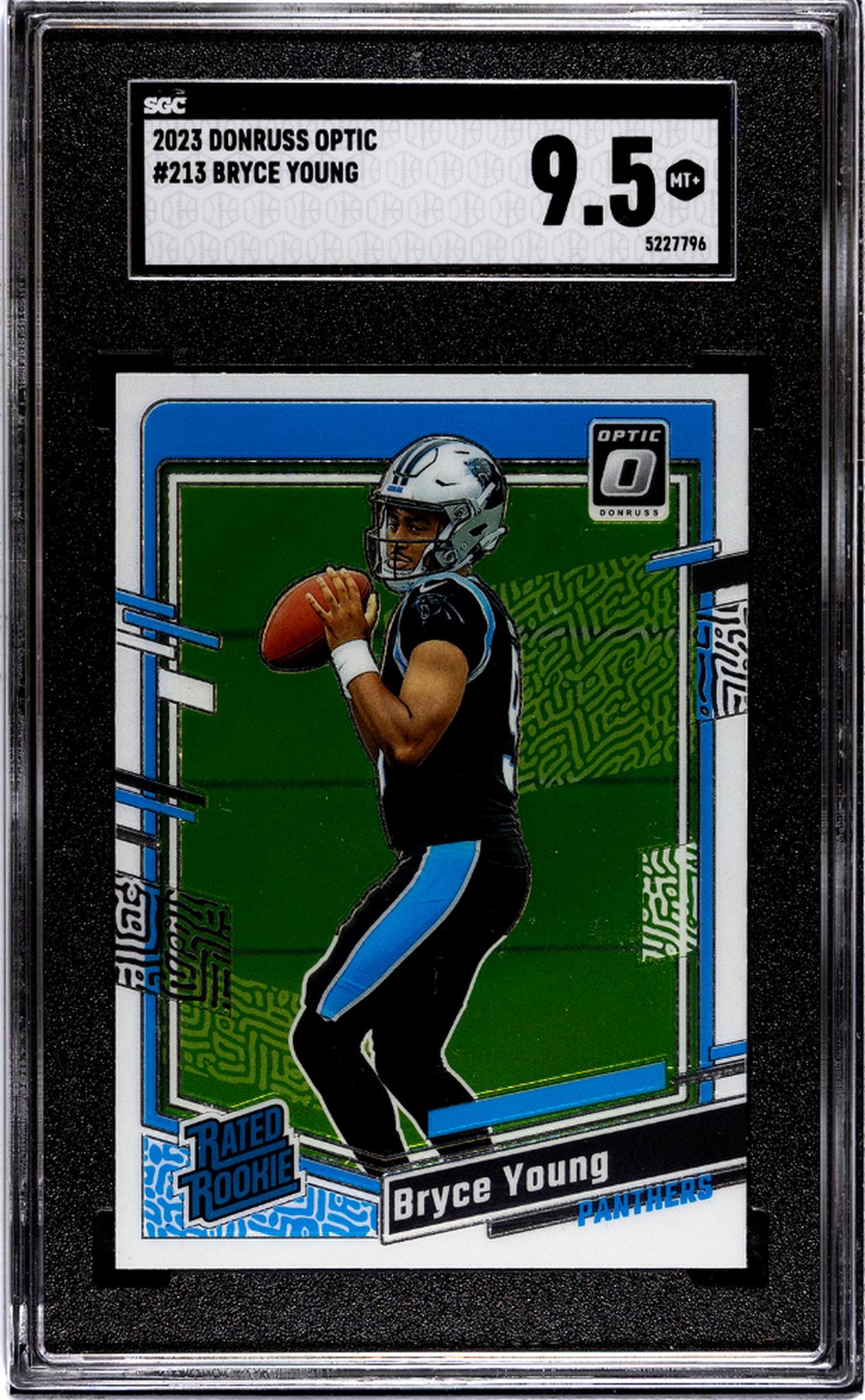 2023 Panini Donruss Optic #213 Bryce Young  Rookie  SGC 9.5