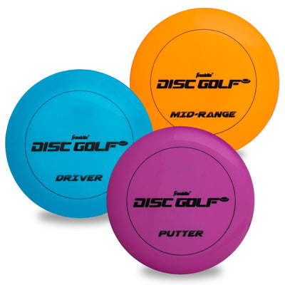 Franklin Sports Disc Golf Discs - 3 Disc Set