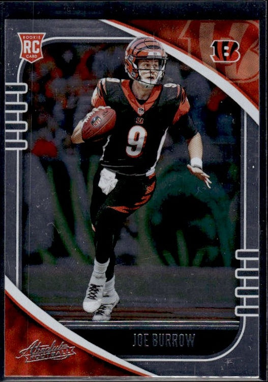 2020 Panini Absolute Football #158 Joe Burrow Rookie Bengals