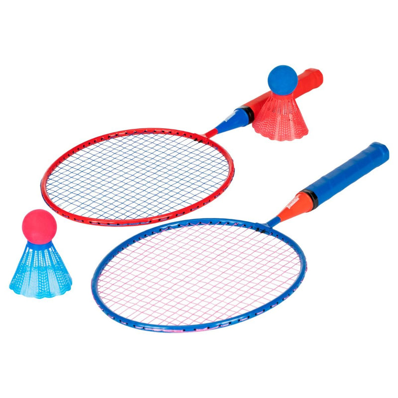 Franklin Sports Smashminton Set - 2 Jumbo Rackets & 2 Foam Birdies