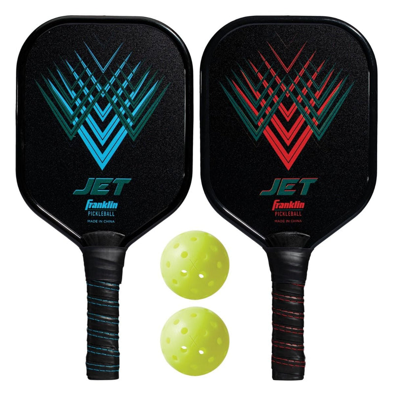 Franklin Sports USA Pickleball Aluminum Jet Pickleball Set - 2 Players