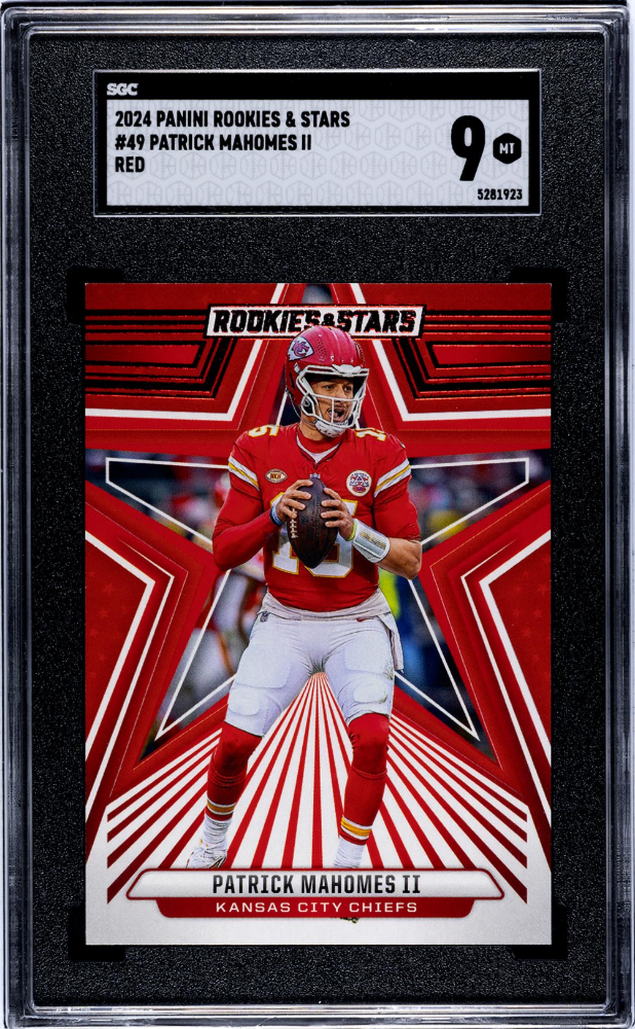 2024 Panini Rookies & Stars Red Patrick Mahomes II #49 SGC 9