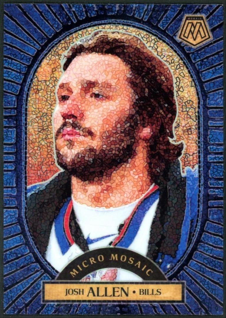 2025 Panini Mosiac Josh Allen Micro Mosiac