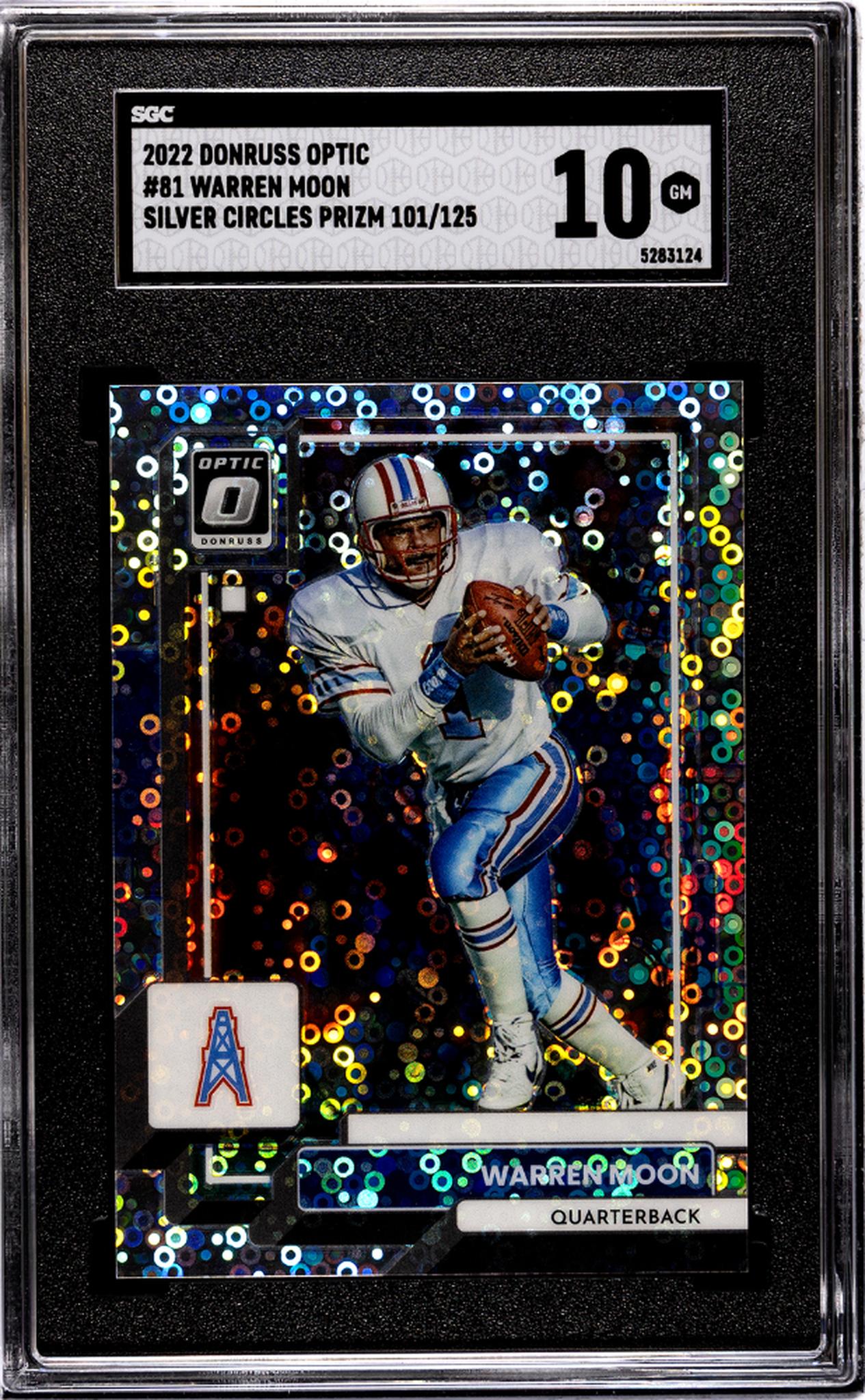 2022 Panini Donruss Optic #81 Warren Moon Silver /125 SGC 10 Gem Mint