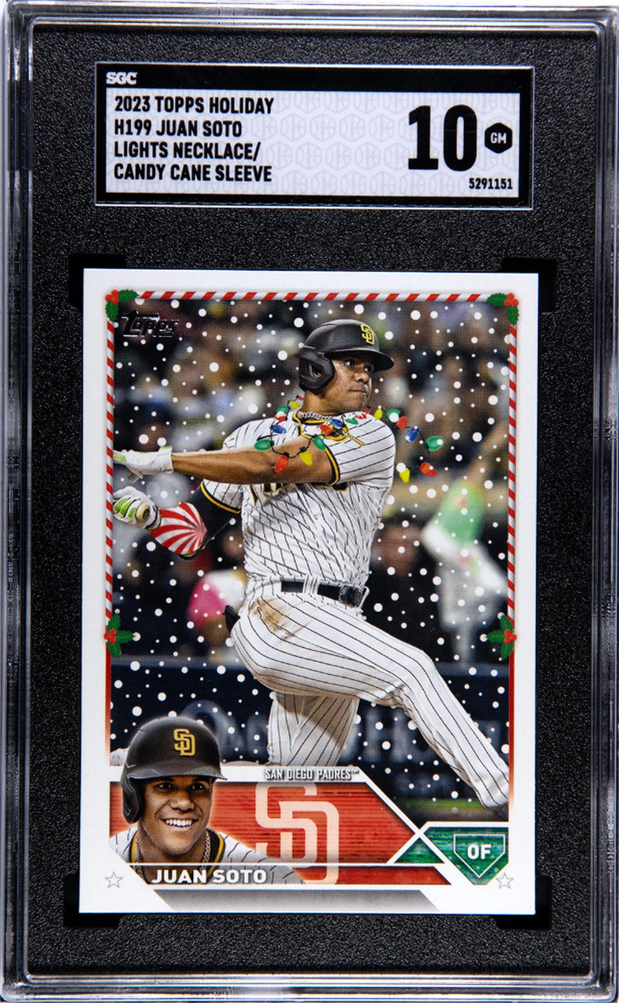 2023 Topps Holiday Juan Soto #H199 SGC 10