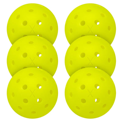 Franklin Sports USA Pickleball X-40 Outdoor Pickleballs - 6 Pack