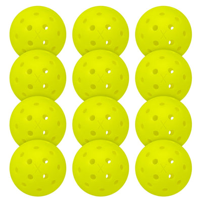 Franklin Sports USA Pickleball X-40 Outdoor Pickleballs - 12 Pack