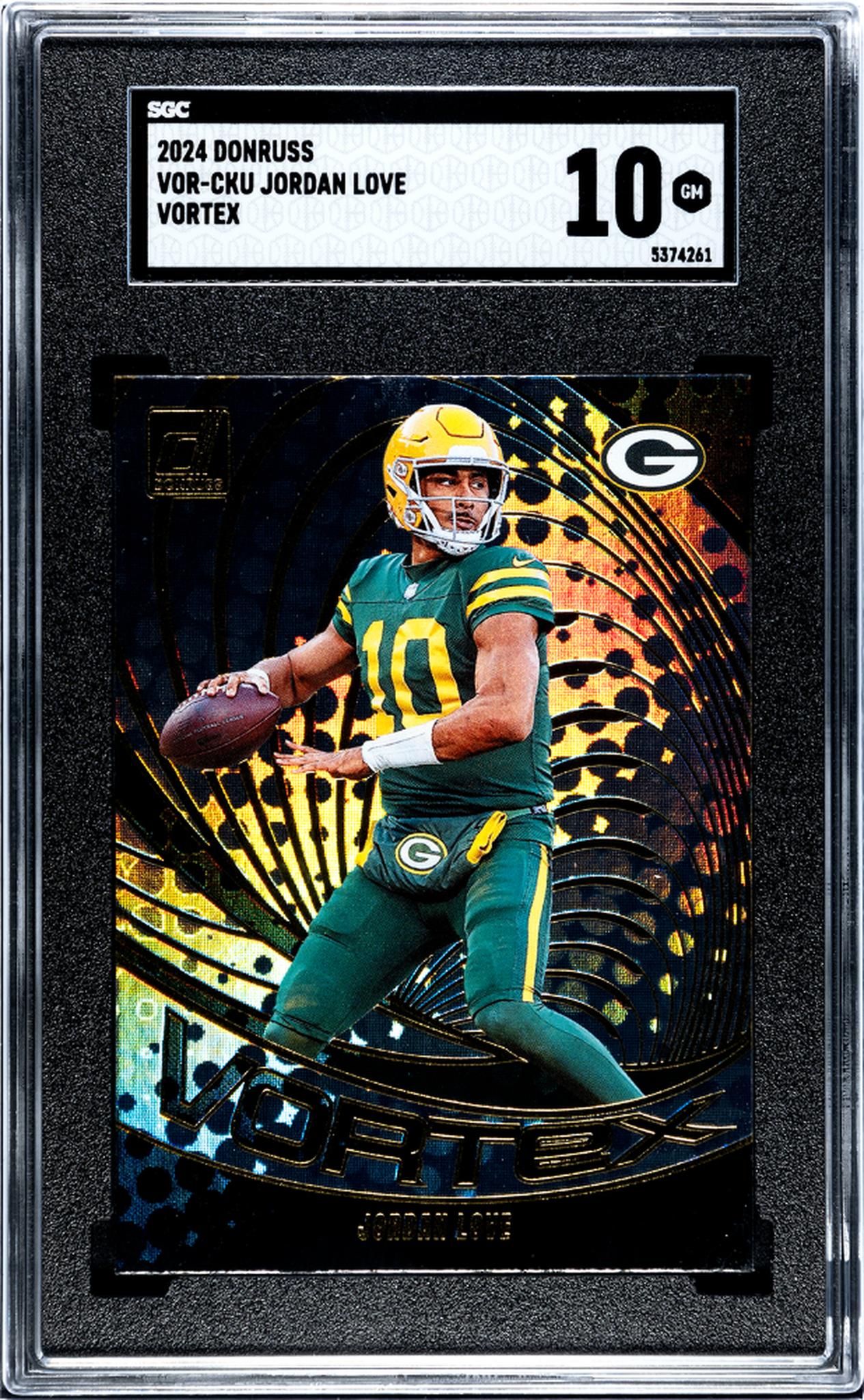 2024 Donruss Vortex Jordan Love #VOR-CKU SGC 10