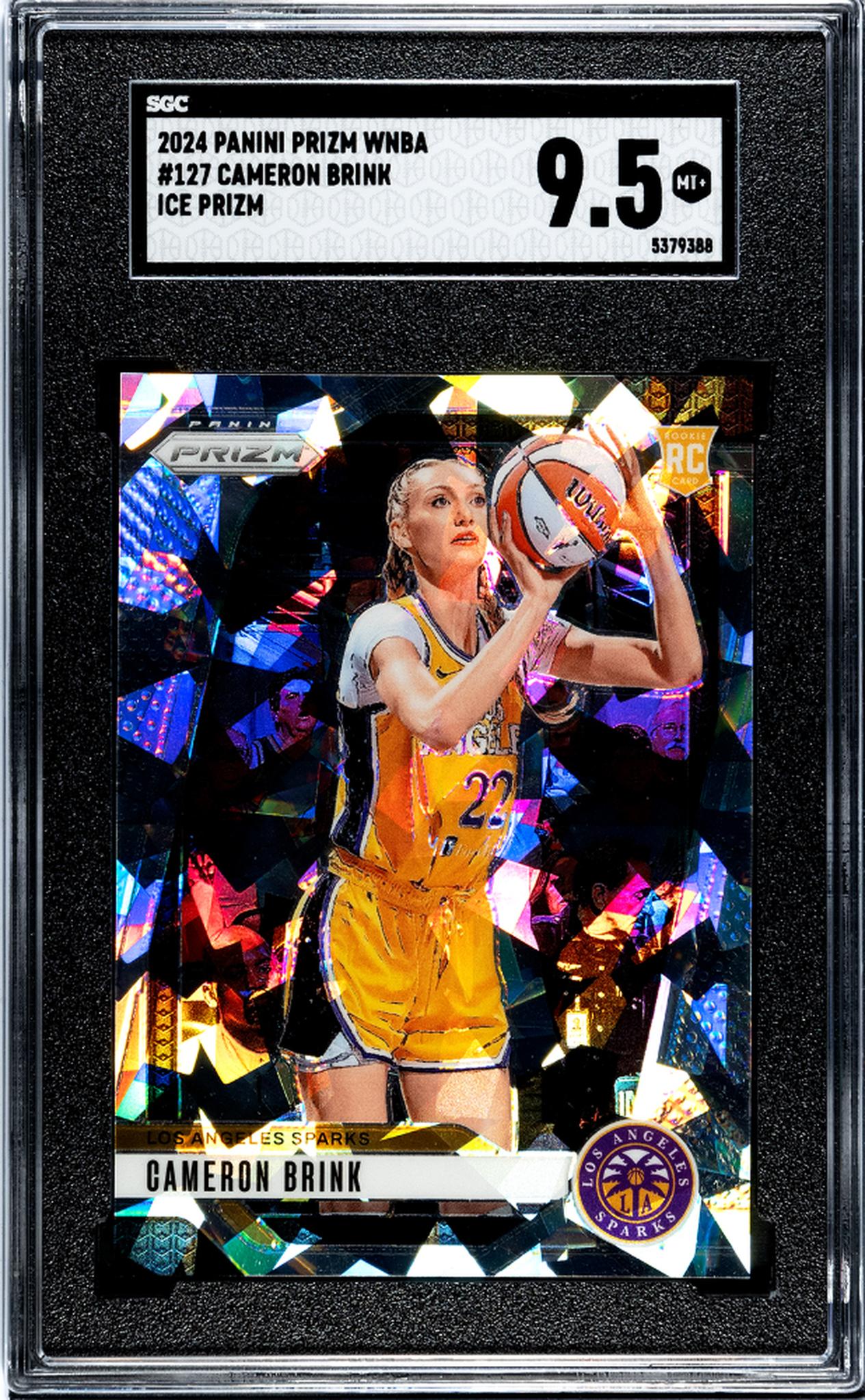 2024 Panini Prizm Wnba #127 Cameron Brink Ice Prizm SGC 9.5