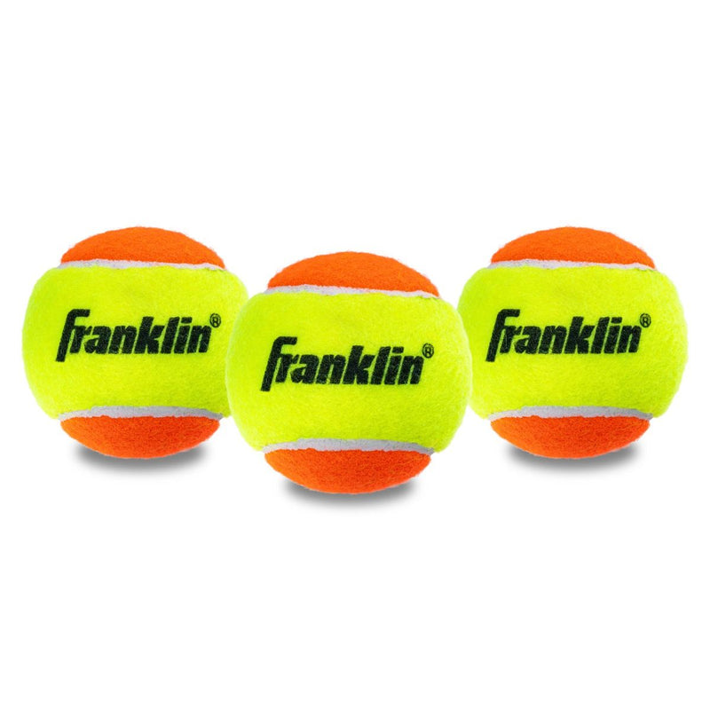 Franklin Sports Starter Tennis Balls - Orange - 3 Pack