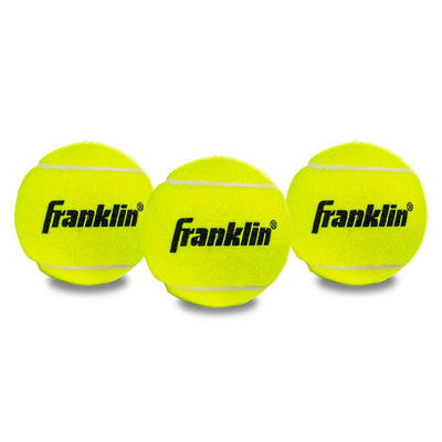 Franklin Sports Low Pressure Practice Tennis Balls - 3 Pack
