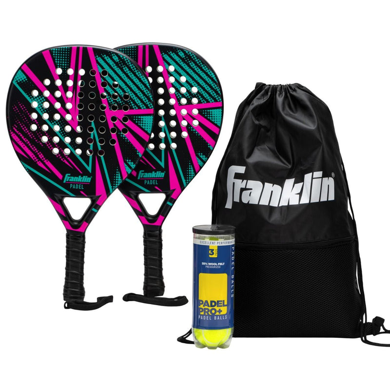 Franklin Sports Axel Padel Racket & Ball Set - 2 Player