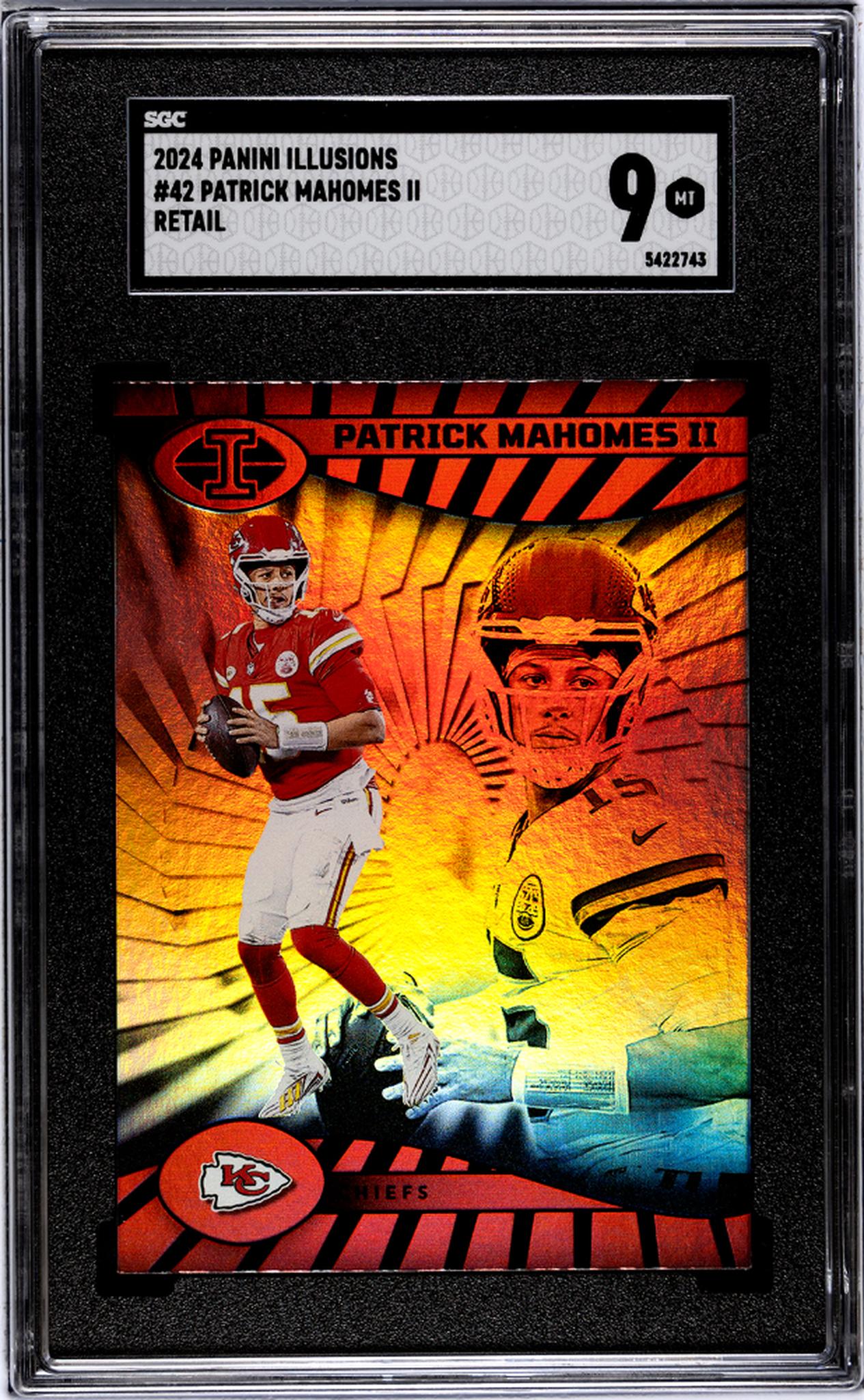 2024 Panini Illusions #42 Patrick Mahomes II Retail SGC 9