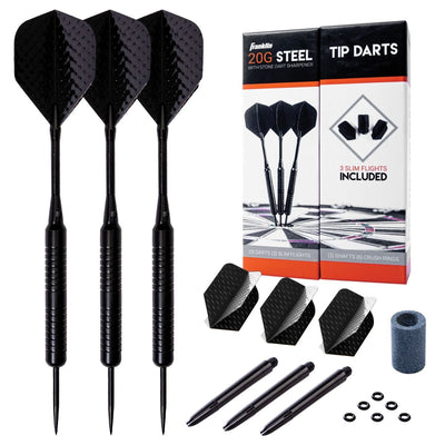 Franklin Sports Brass Steel Tip Darts - 20g