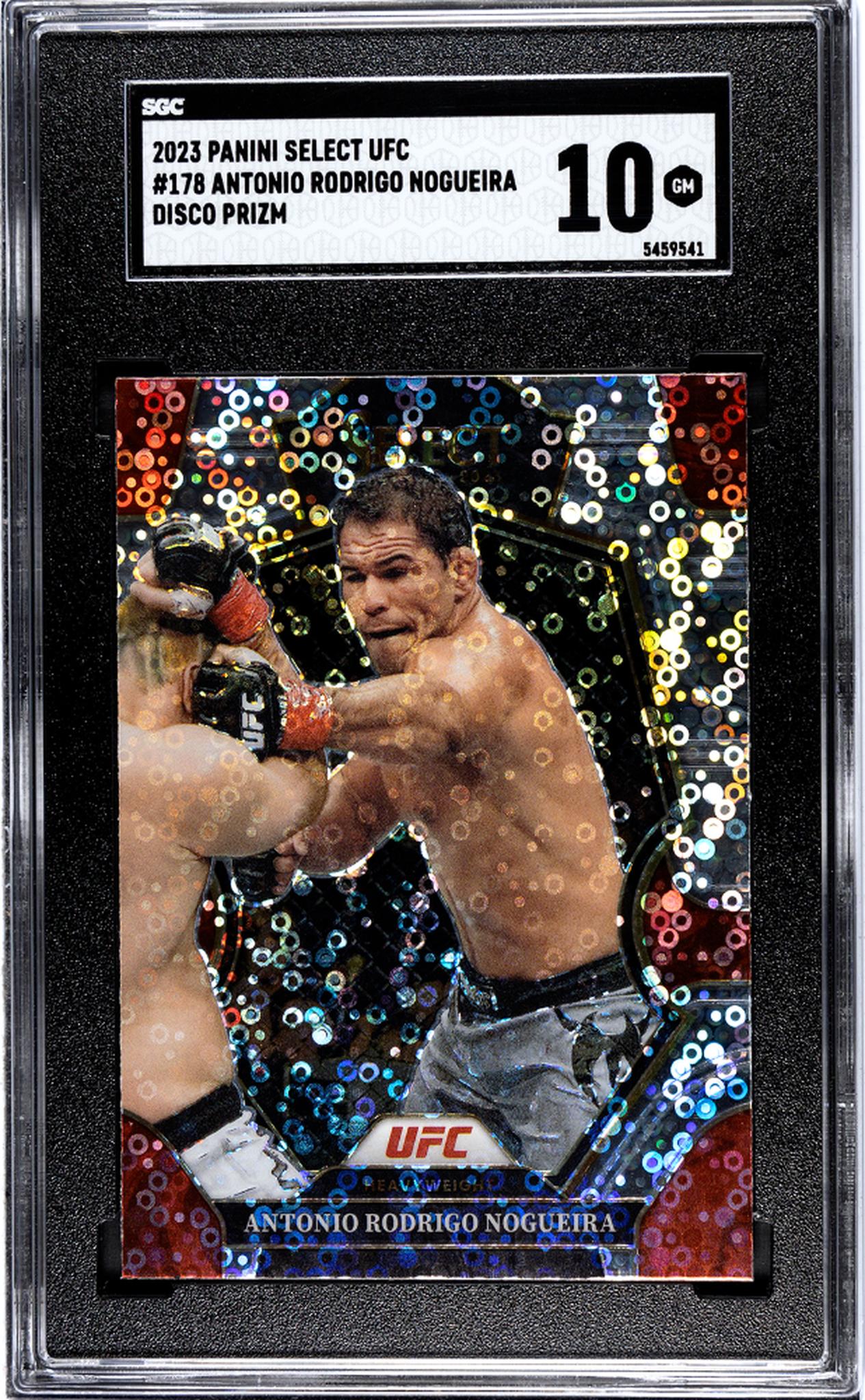 2023 Panini Select Disco Prizm Antonio Rodrigo Nogueira #178 SGC 10