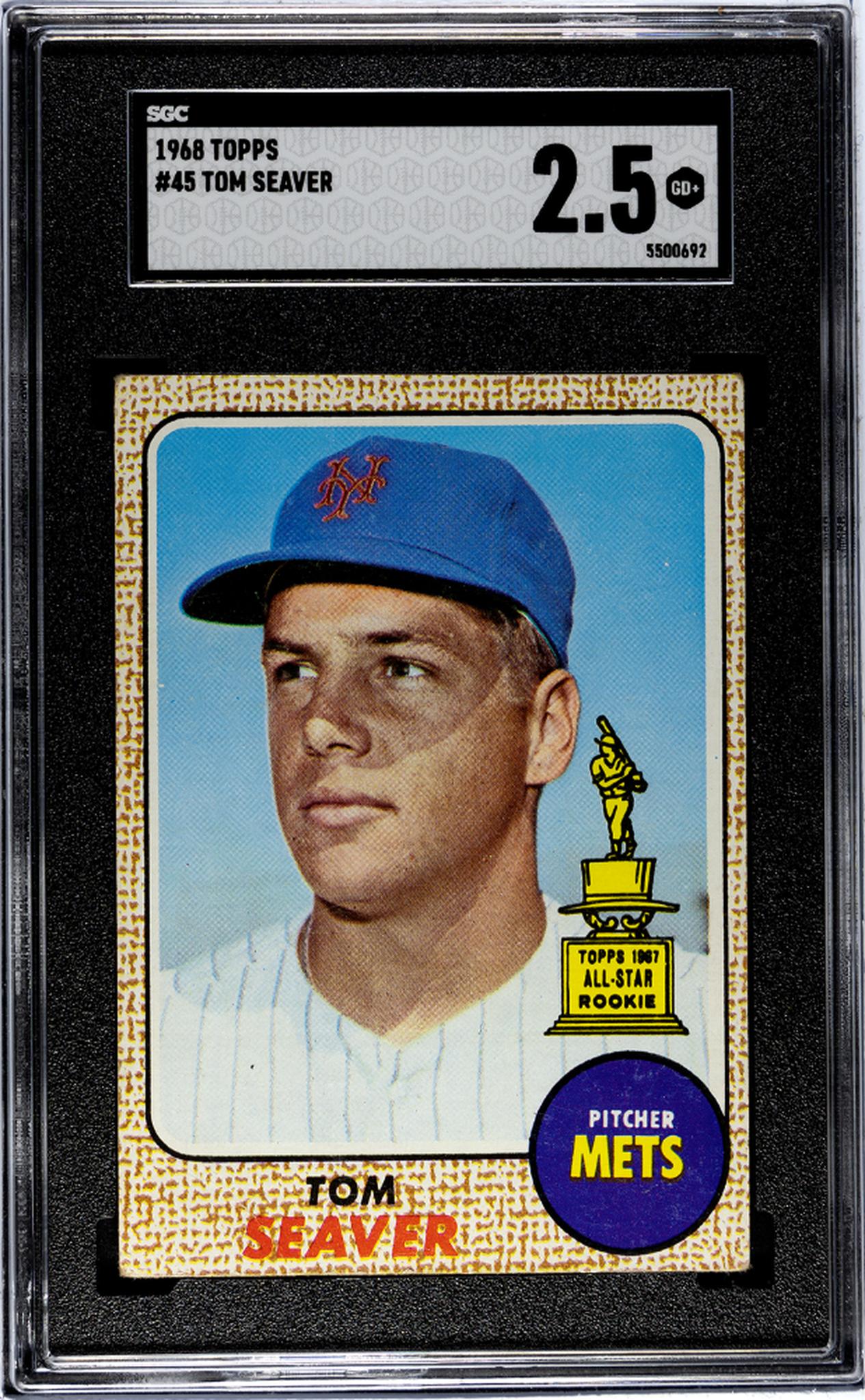 1968 Topps #45 Tom Seaver SGC 2.5